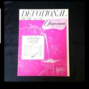 🎹VINTAGE SHEET MUSIC FOR ORGAN